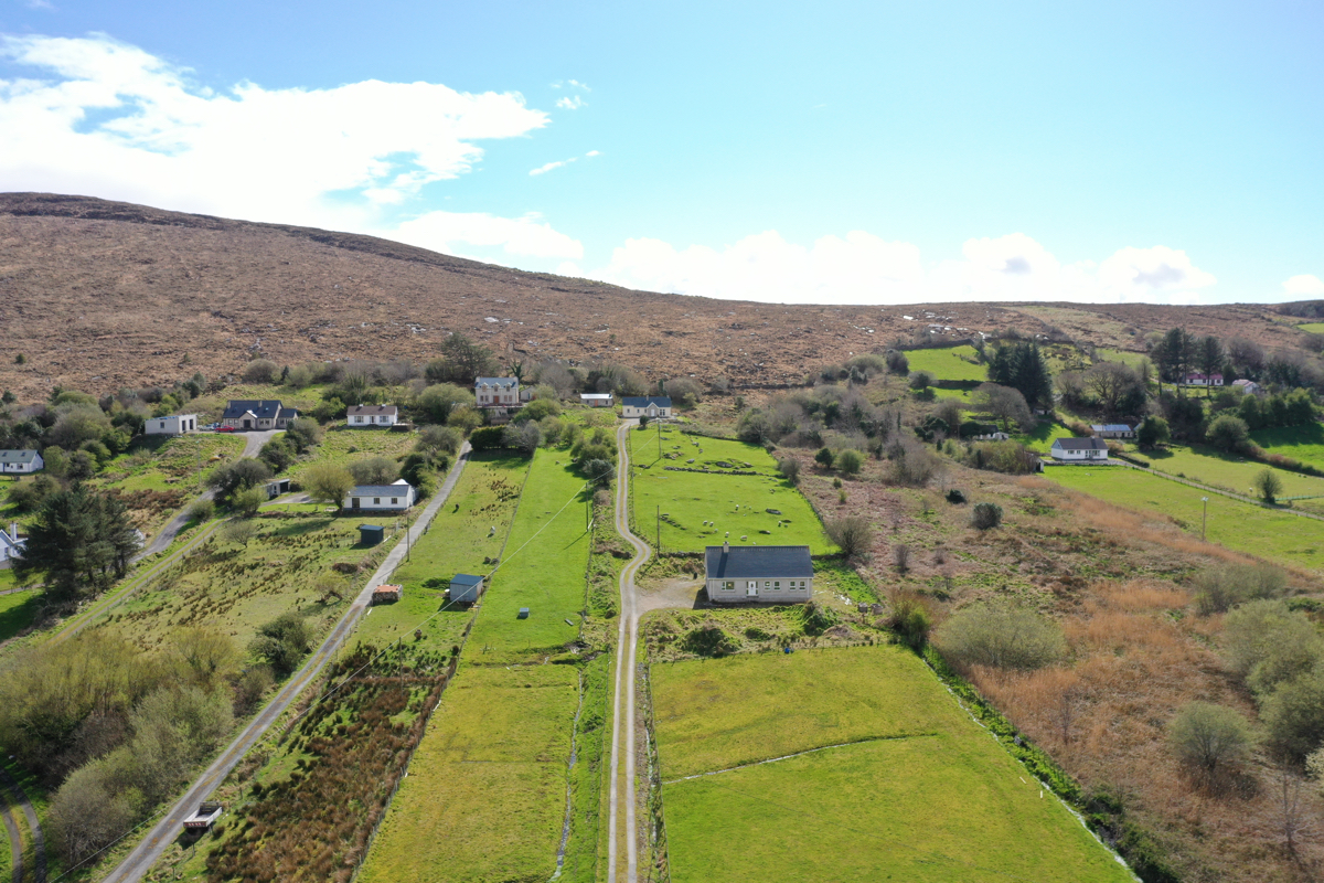 Blick zum Cottage
